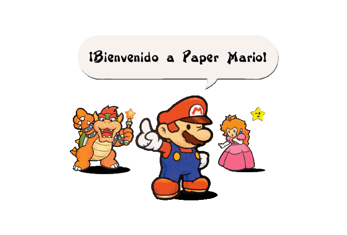 Bienvenidos a Paper Mario!